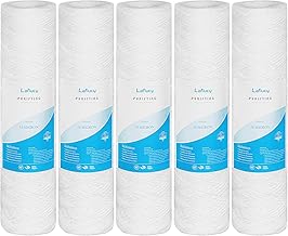 Lafiucy 10 Micron 10" x 2.5" String Wound Sediment Water Filter Cartridge,Whole House Sediment Filtration, Universal Replacement for 10 inch RO Housing