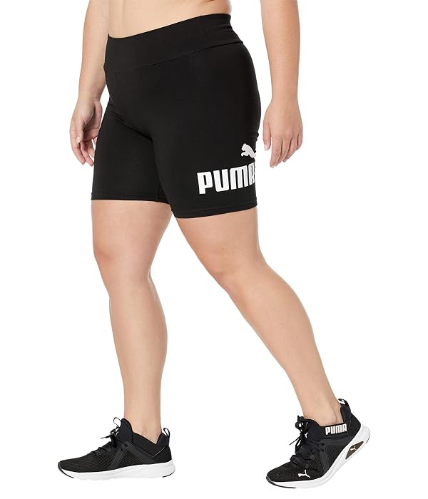 PUMA womens Essentials 7" Logo Legging Shorts, Puma Black, X-Small US by PUMA - Used condition - US$17.37