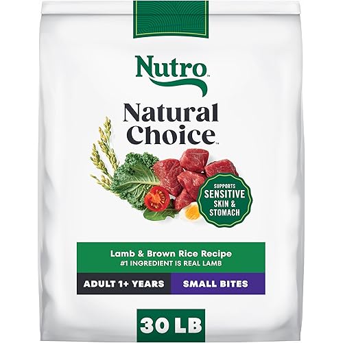 Nutro Natural Choice Lamb & Brown Rice Adult Small Bites Dog Food Recipe, 30 lb. Bag