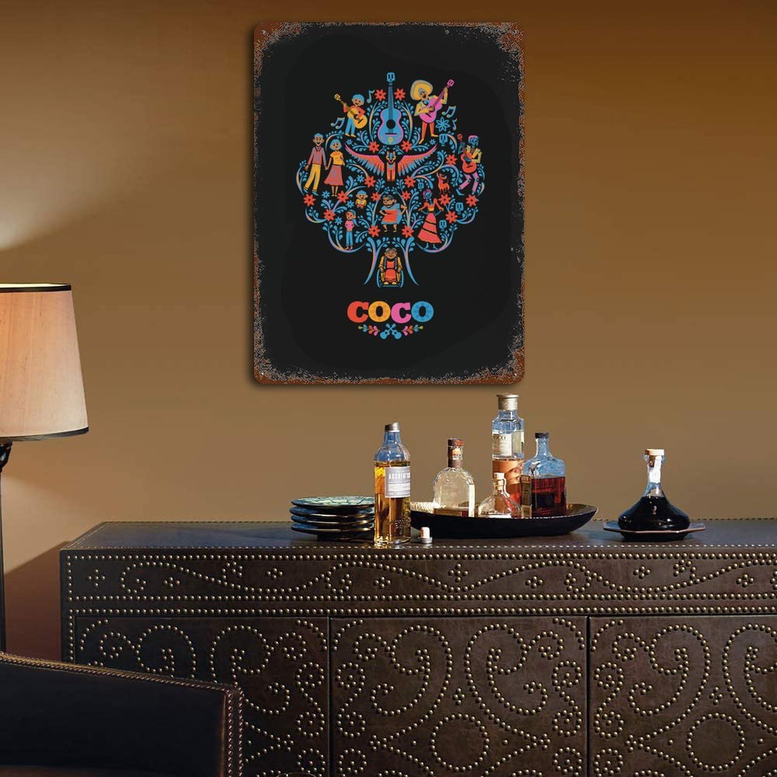 Amazon.co.jp: ブリキ看板 ココ・ミゲル・エル・マリアチ リメンバー