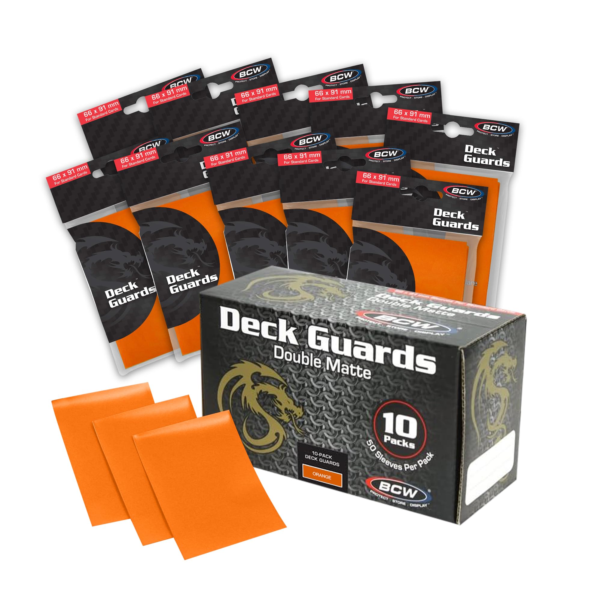 dc deck building card sleeves Amazon.com: BCW Deck Guard - Double Matte Card Sleeves | 500 Count Box (10  Packs of 50 Sleeves) |Acid-Free, No PVC | Fits 2.5