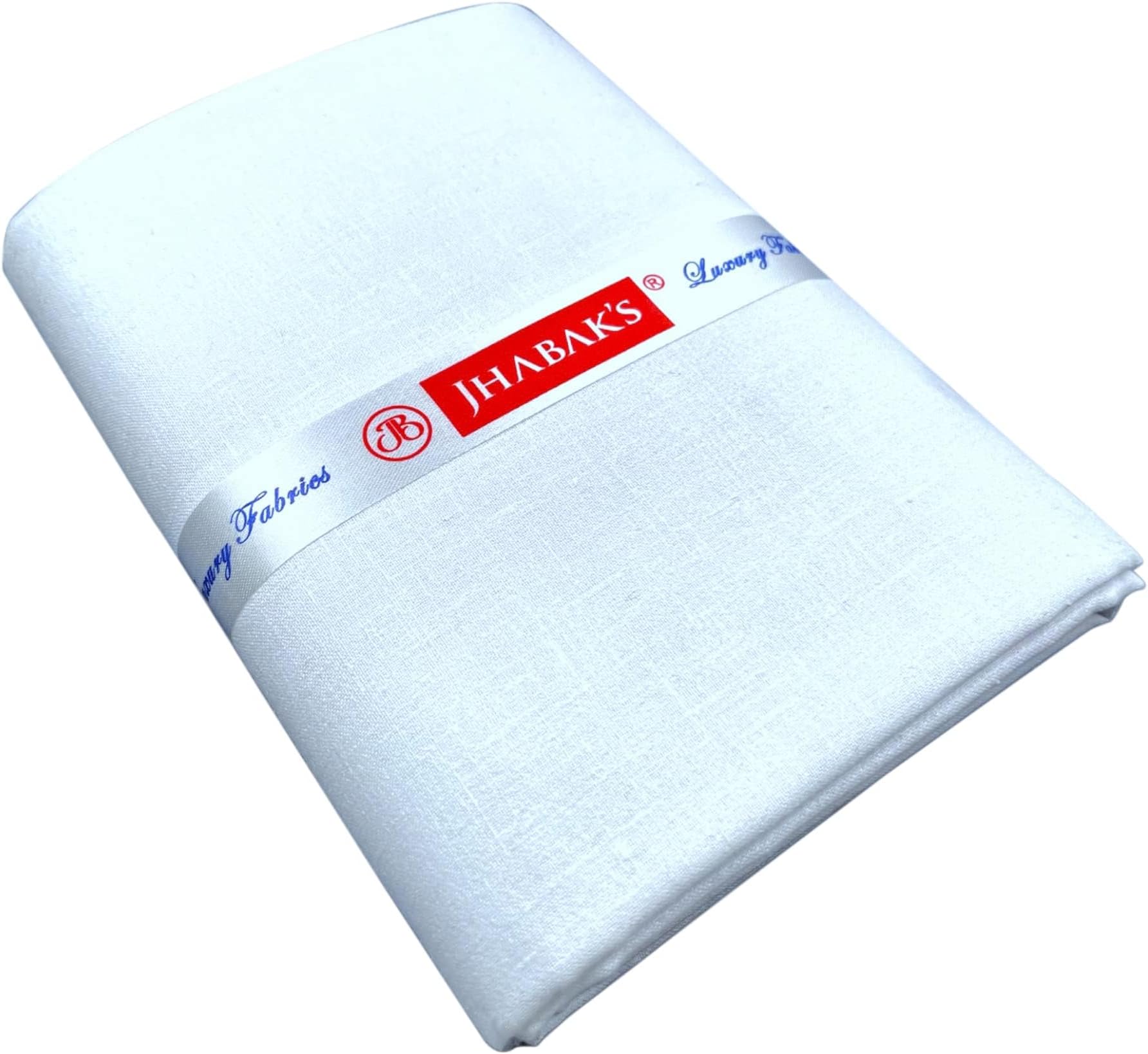 JHABAK'SPremium Unstitched Shirt Fabric for Men - Cotton Linen Blend Material