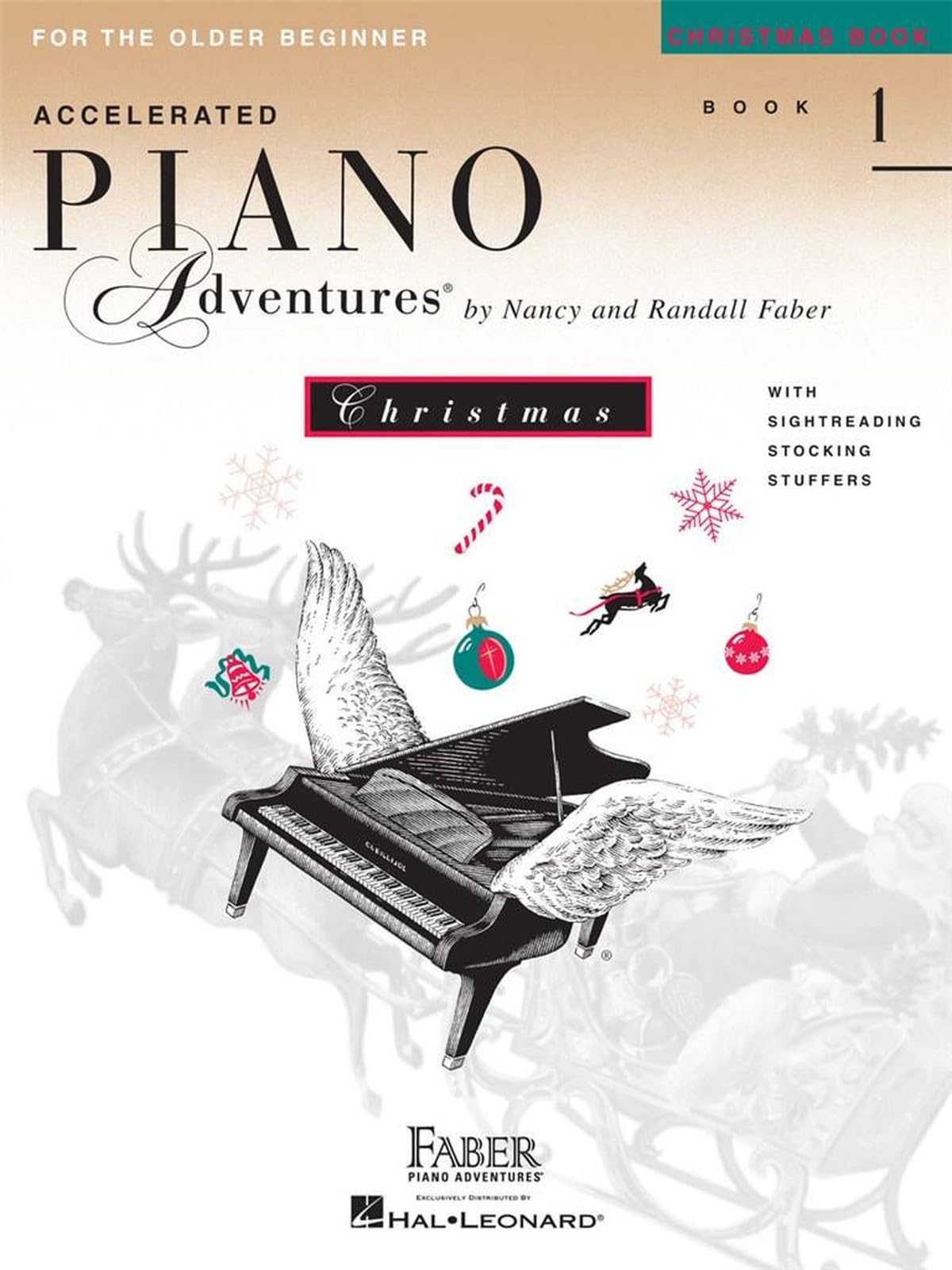 Piano Adventures for the Older Beginner Xmas Bk 1. Christmas Book 1