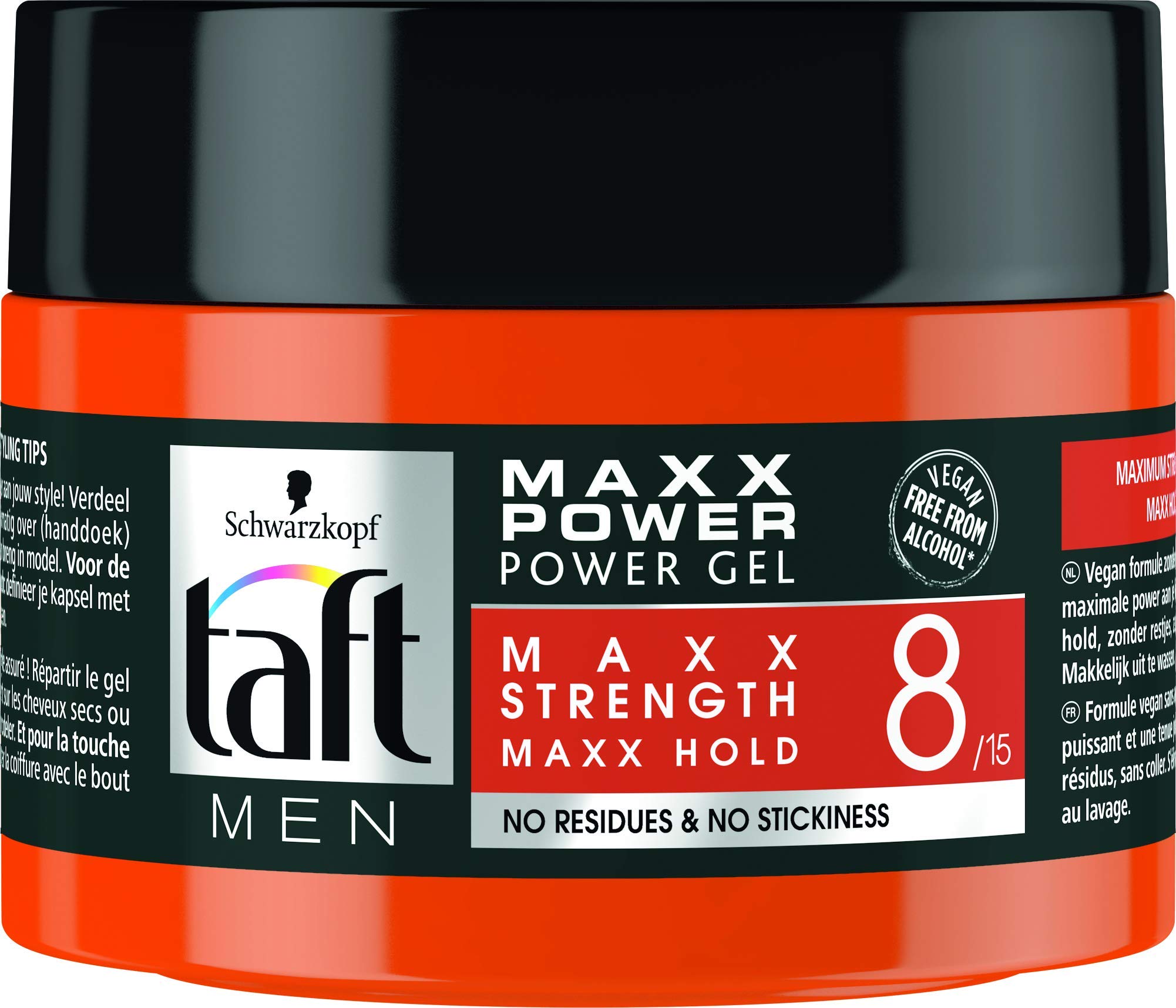 Schwarzkopf Taft Maxx Power Level 8 Gel Cubus 250ml, 6 Stück