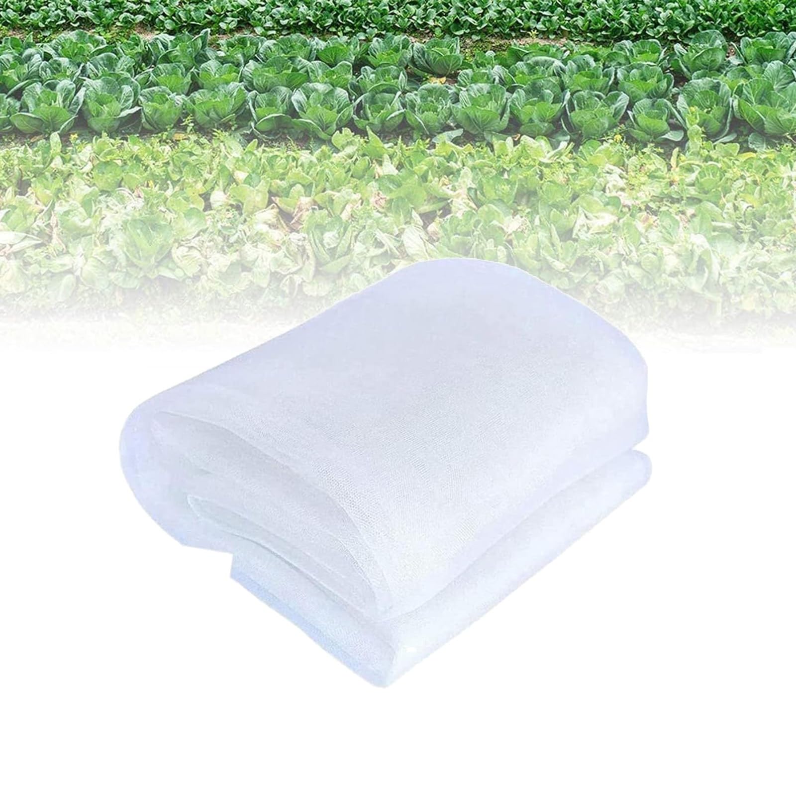 Red antipájaros resistente a los rayos UV, 4 x 10 m, malla de jardín blanca transparente para una protección eficaz de las aves y red de jardín resistente a la intemperie