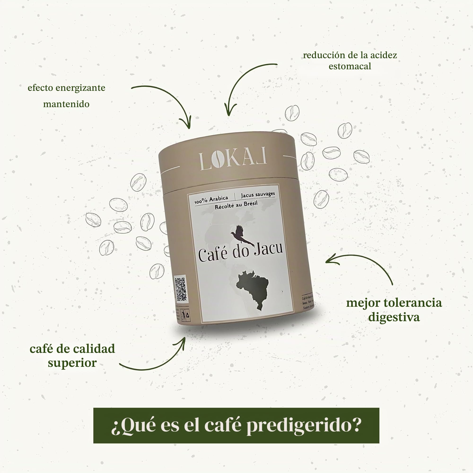 Café do Jacu, café de especialidad en grano (de animakes liberados), 100% Arabica