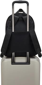 Kipling Delia Medium Backpack Blck Rose Spice