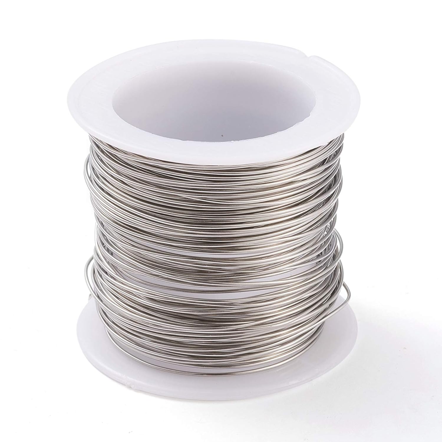 Airssory 43 Feet 21 Gauge 0.7mm 316 Stainless Steel Wire Sculpting Wire Tie Wire Sculpture Bailing Metal Bendable Wire for Jewelry Making