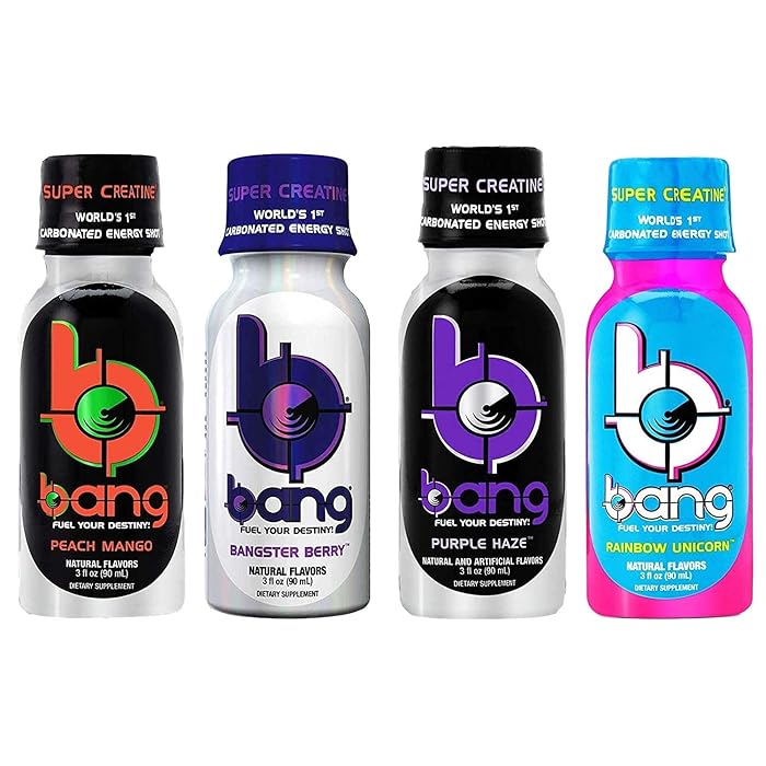 Buy Bang Energy Shots Variety Pack. Low Calorie Carbonated, Gluten Free