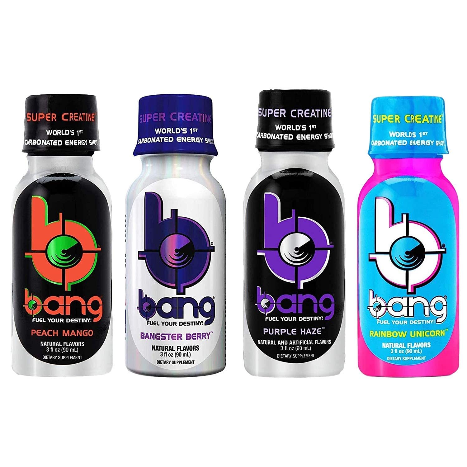 Buy Bang Energy Shots Variety Pack. Low Calorie Carbonated, Gluten Free