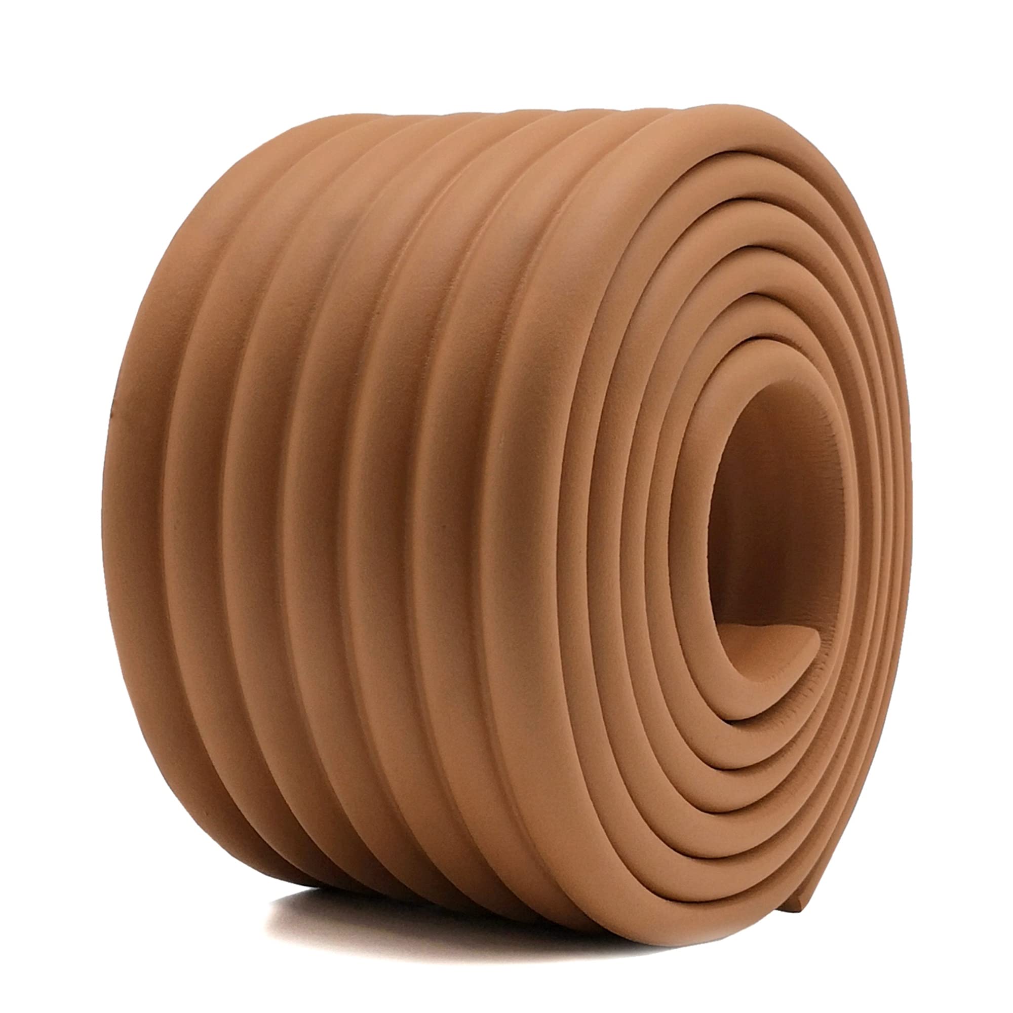 M2cbridgeMultifunctional Edge and Corner Guard Coverage Baby Safety Bumper DIY 2m (Coffee)