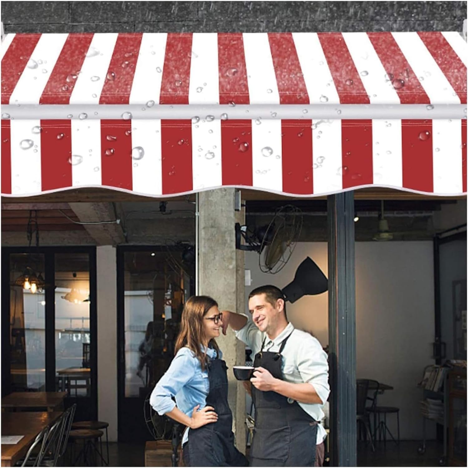 Toile de pare-soleil rétractable de rechange pour réparer un store usé