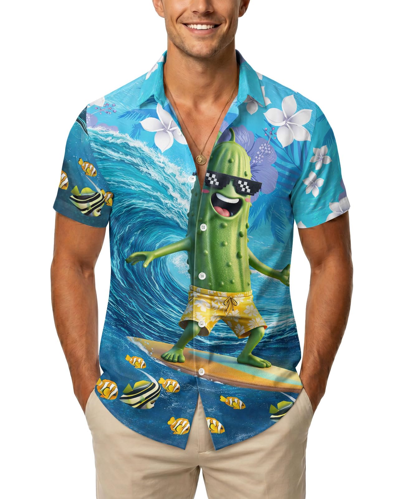 99TIMORO Movie Characters Halloween Shirt for Men Short Sleeve Top