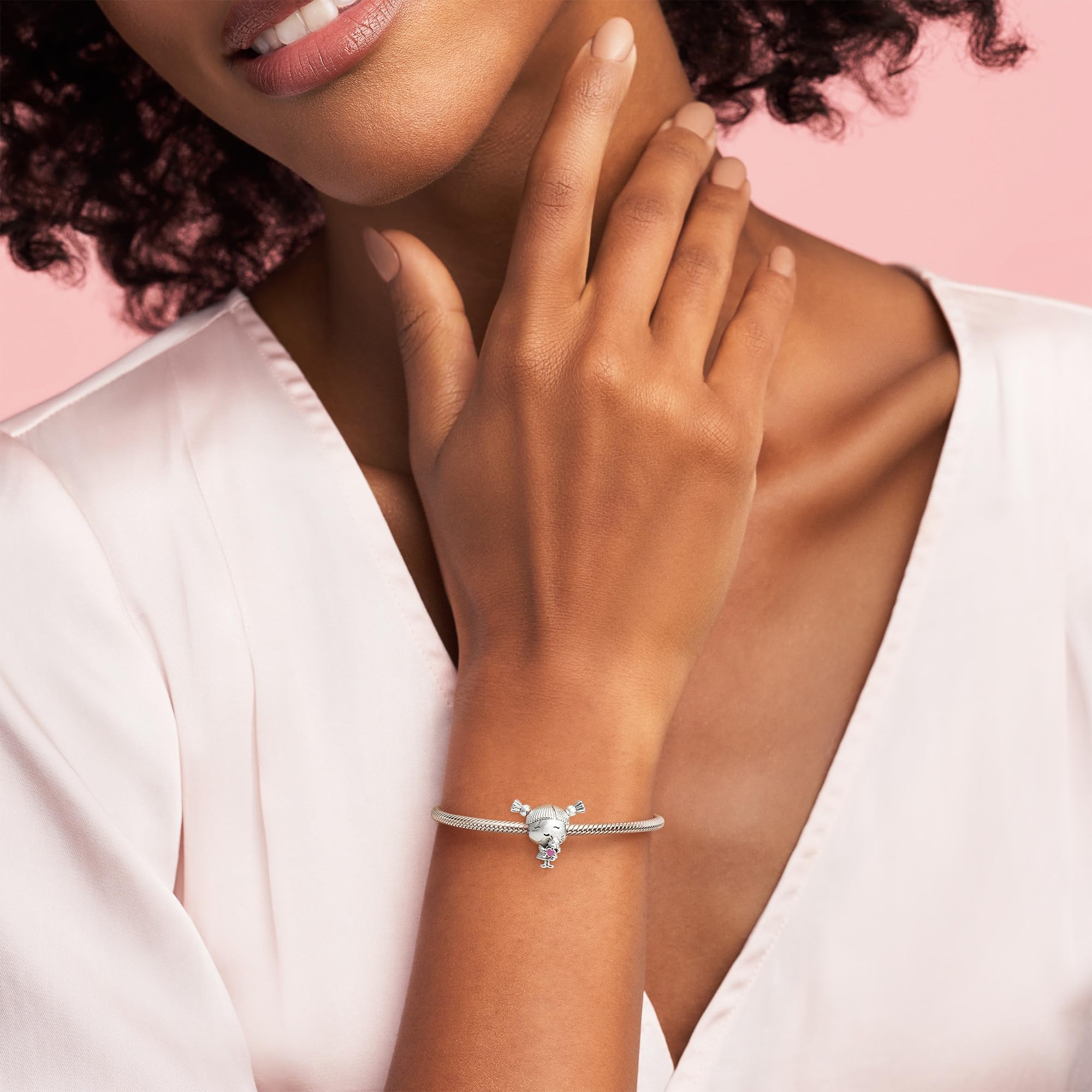 Pandora Icons Charm chłopiec, srebrny