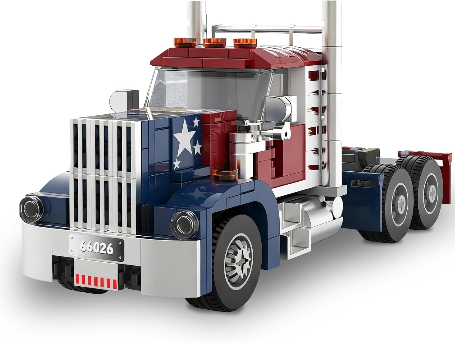 Xbert American Semi Trucks Building Sets, Big Rig Tractors Truck Kits, Transport Vehicle Cars Toys, Birthday Gifts for Boys
