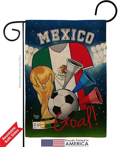 Miniatura 7 de World Cup Mexico Soccer Garden Flags Pack Sports Game Goal Ball Football Entertainment Activity Physical Support Our Troops Small Decorative Gift