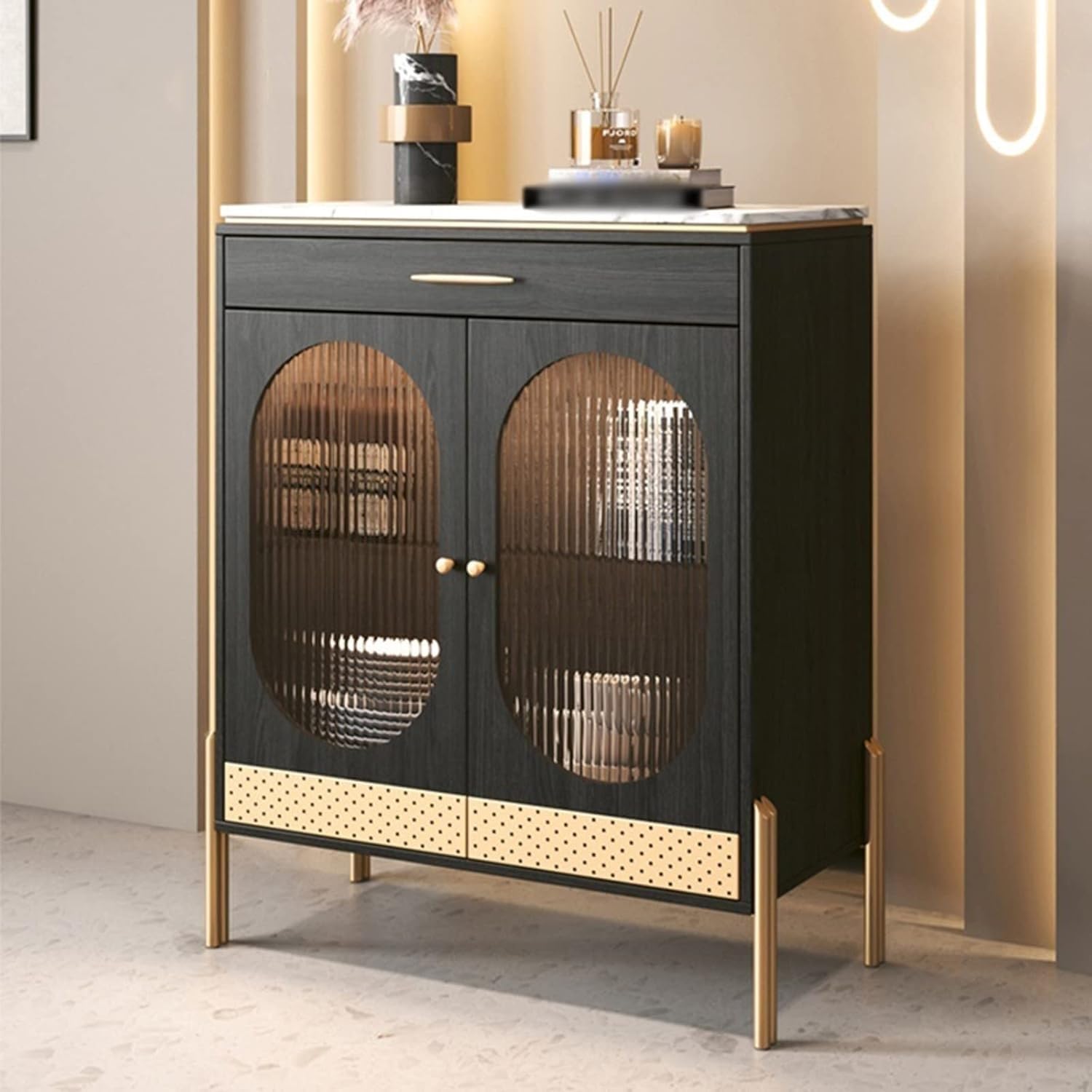 Cantinetta portabottiglie leggera di lusso per cantine, mobiletto retrò da pranzo, armadietto laterale per vino, decorazione domestica per soggiorno, armadio per bar, mobile da bar (col(B