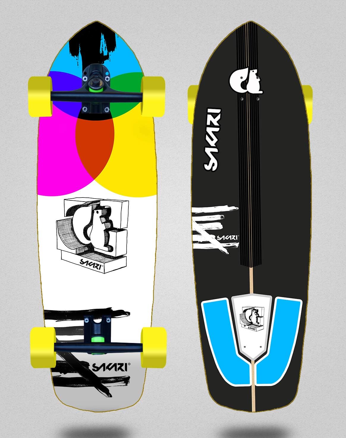 Deskorolka Deskorolka Cruiser Sakari Chroma 34