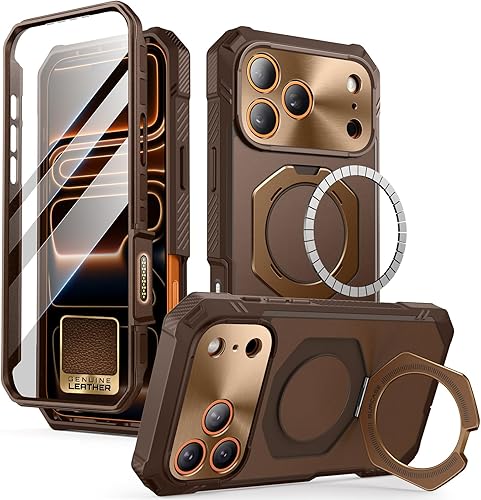 Miniatura 13 de SUPCASE Funda para iPhone 17 Pro Max (UBGrip Pro), [protector de pantalla de vidrio templado integrado y soporte] [cubierta de control de cámara]