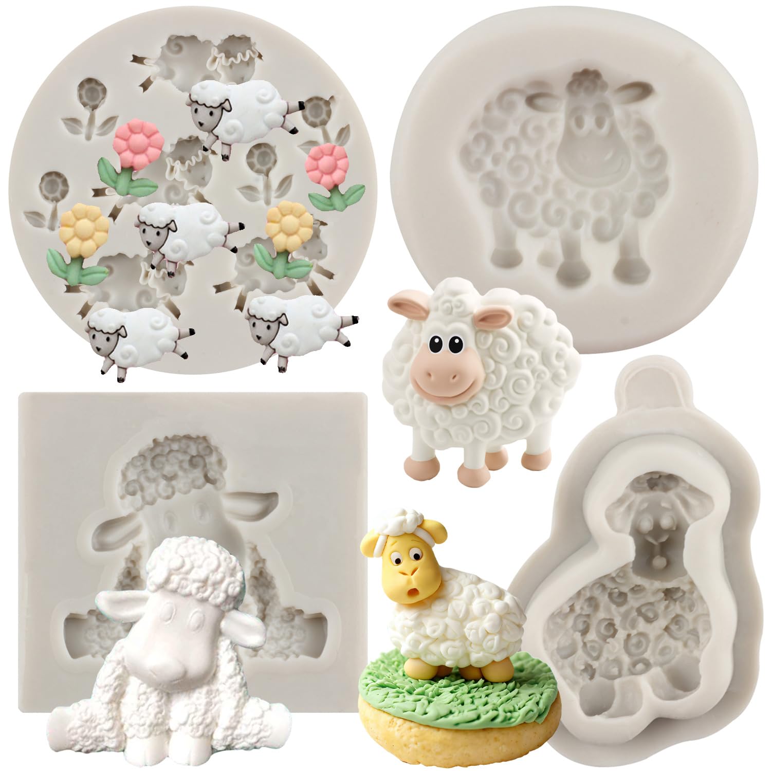 YIHUOMOLDS Stampo in silicone a forma di colomba, per decorare torte, cupcake, cioccolato, pasta di gomma, pasta polimerica
