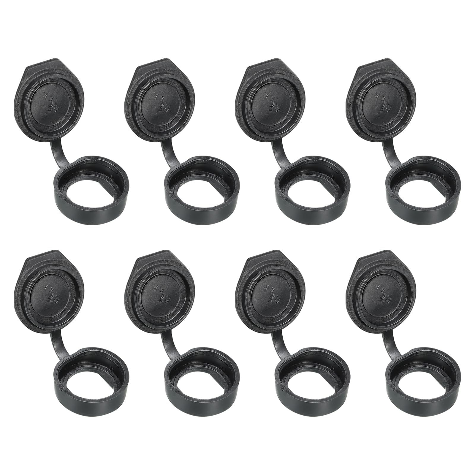 PATIKIL 19mm Porte Serrure Poussière Couvercle, 8 Paquet