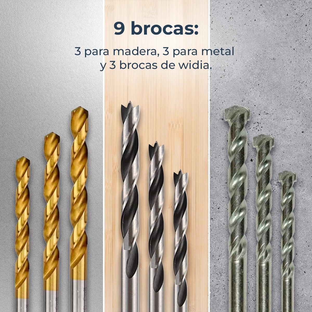Cecotec PowerDrill 850 EasyAdjust. 850 Wiertarka elektryczna, 850 W, 46000 uderzeń na minutę, 4800 obr/min, bardzo długi przewód 3m, uchwyt wiertarski bezkluczykowy 13mm średnica, W pełni wyposażony