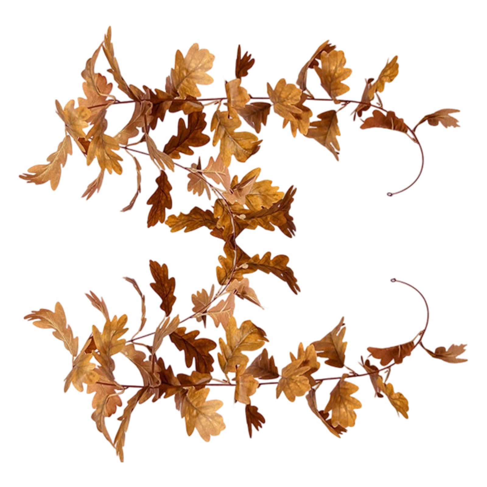 hogtnd Transform Your Room with Brown Hanging Garlands: Ideal Leaf Vine Decoration for Delicate Table Decoration at Events Artificial Leaf Garlands