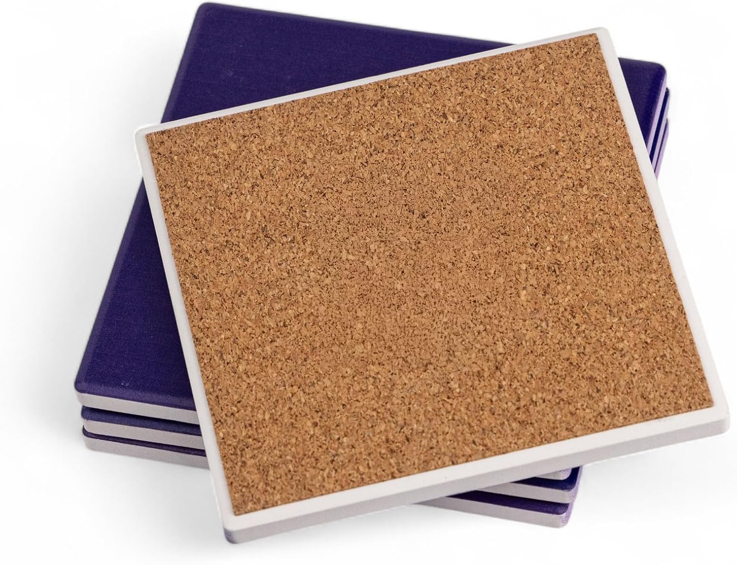 The Memory Company | Licensed NCAA 4-Pack Team Logo Ceramic Blast Coaster Set - Image 2