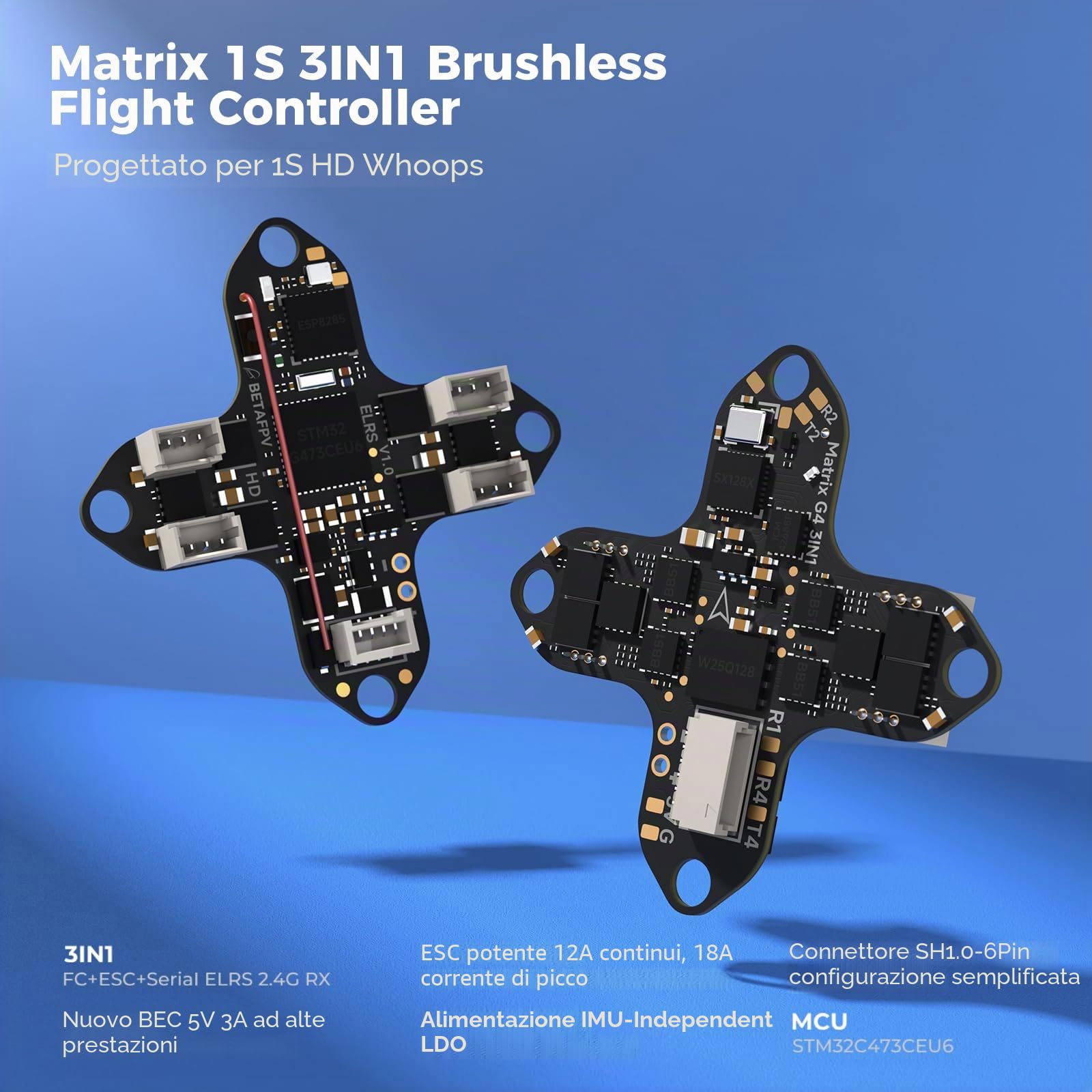 BETAFPV Meteor75 Pro P1 1S Brushless Whoop with 1080P HD VTX for Cinematic | 170° FOV CMOS sensor, Compatible with Matrix 1S 3IN1 HD FC, 1102 22000KV Motor, 45mm 3-Blade Prop, Fly Time Up to 5.5Min