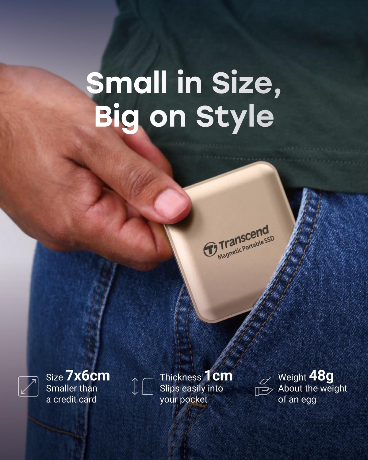 Amazon.com: Transcend ESD420 1TB Magnetic External SSD, Up to