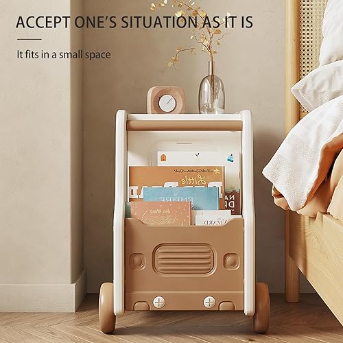 Miniatura 3 de Organizadores de juguetes y almacenamiento para niños, armario de almacenamiento de juguetes de 2 capas con estantería, baúl de organización de