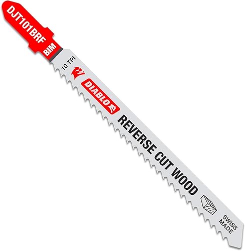 Diablo DJT101BRF5 4 pulgadas 10 hojas de sierra bimetálica para corte inverso en madera (paquete de 5)