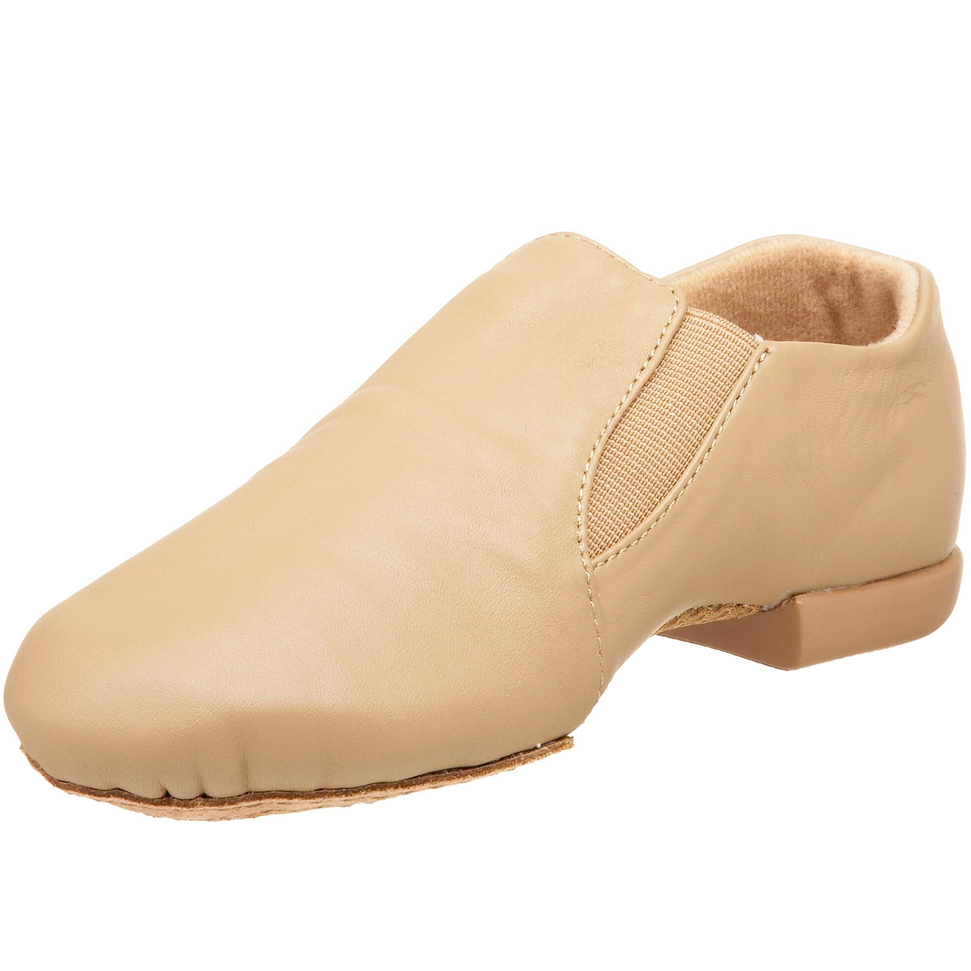 Dance Class Jb600 Caramel Leather Jazz Shoe W/Gore (Little Kid/Big Kid)