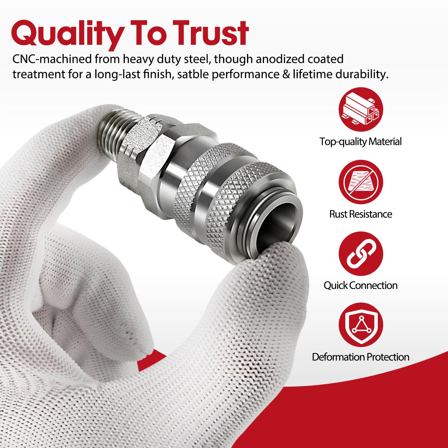 Detroit Diesel Fuel System Coupler Fitting - Quick Connect For ...