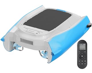 Keenhot Solar Powered Robotic Pool Surface Skimmer Cleaner, Automated Pool Skimmer with 24/7 Continuous Cleaning Dual Charging Modes Smart Obstacle Avoidance Ideal for Most Swimming Pool Types - Amazon product rated Grade B