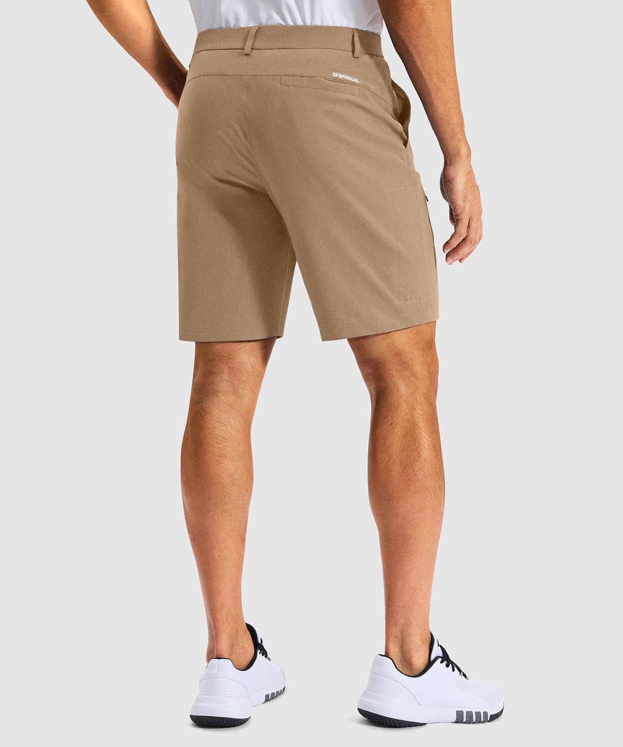 G Gradual Men's Golf Dress Shorts 7 Inch Inseam Lightweight Quick Dry Chino Casual Work Shorts for Men with 4 Pockets - Image 2