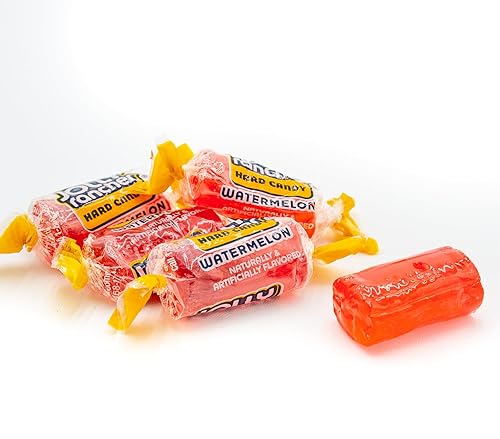 Miniatura 3 de WATERMELON - Caramelo duro sabor original, 1 libra, bolsa a granel, envueltos individualmente (74 piezas)