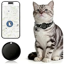 Pet Tracker,GPS Collar for Cats (Android Only) Smart tag,Waterproof Compatible with Google Find My,No Monthly Fee,Advanced Tracking Solution Smart Collar for Pet Safety Ideal Small Large Cats