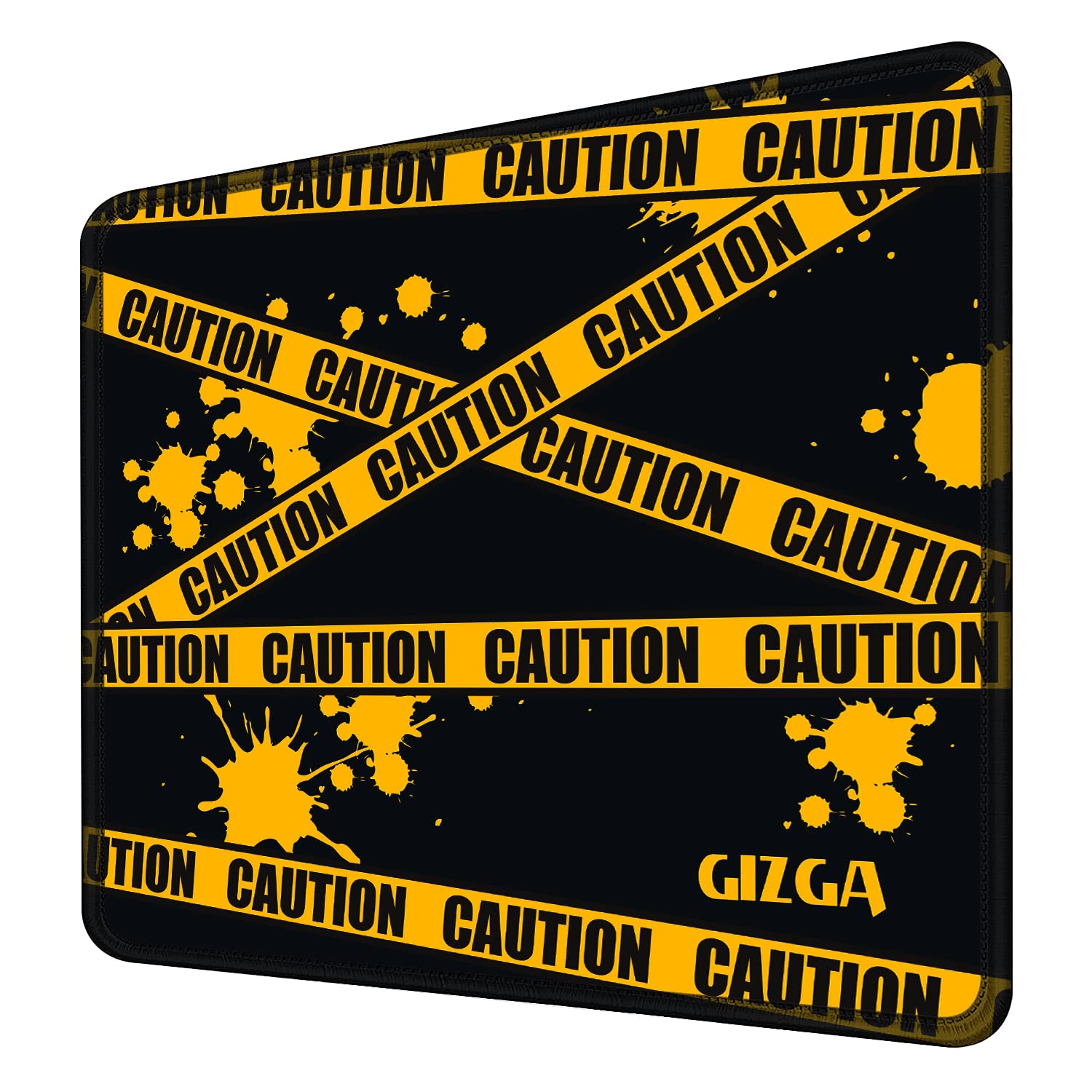 Gizga Essentials Extended Mouse Pad/Gaming Mouse Pad/Desk Mat|Has Anti-Slip Rubber Base, Smooth Mouse Control, Mercerized Surface, Antifray Stitched Embroidery Edges|For Office Home (25 x 21 cm)