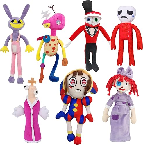 Miniatura 1 de Ululate The Amazing Digital Circus Plush, Pomni Plush, Jax Plush, regalos de cumpleaños de Navidad para niños y niñas