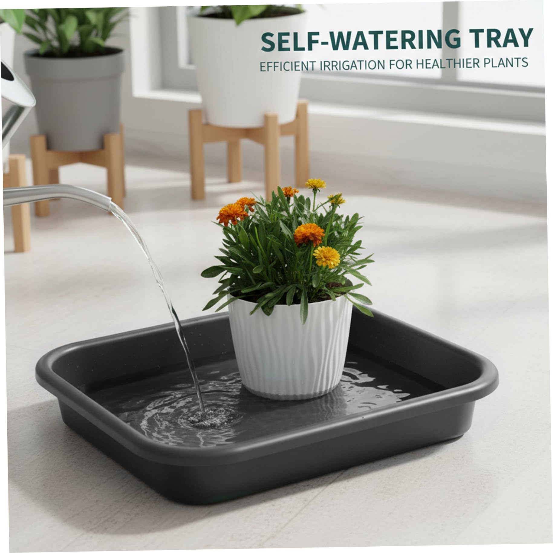 Plateau de Jardinage, Grand Plateau de rempotage pour rempoter Les Plantes, Tapis Pliable imperméable pour Une Utilisation en intérieur et en extérieur, mélange Sol et contrôle la saleté..