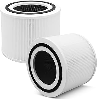 2 Pack Core 300 Replacement Filter Compatible with LEVOIT Core 300 and Core 300S Vortex Air Air Purifier 3-in-1 H13 True HEPA Air Replacement Filter Compatible with LEVOIT Core 300 Air Purifier