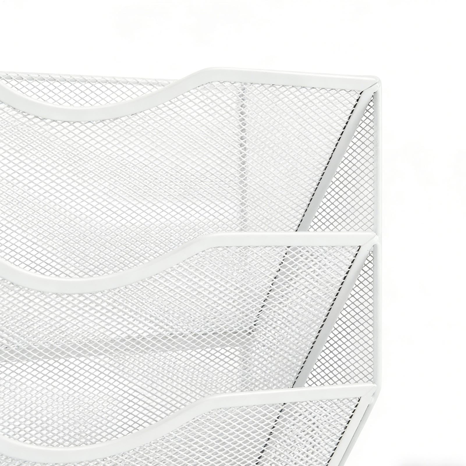 Organizzatore Di File A ,Rack Metallico 3 Piani Con Vassoi, Scatole Di Conservazione, Tri E Separatore,Pantaloni Atléticos Con Cordón Y Diseño De Rasgado Rápido | Para Actividades De Gimnasio Y