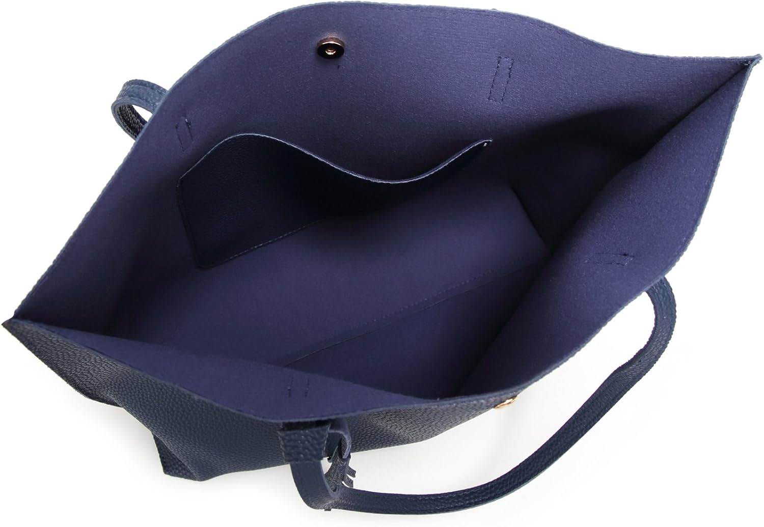 Dreubea Women's Soft Faux Leather Tote Shoulder Bag from, Big Capacity Tassel Handbag - Image 6