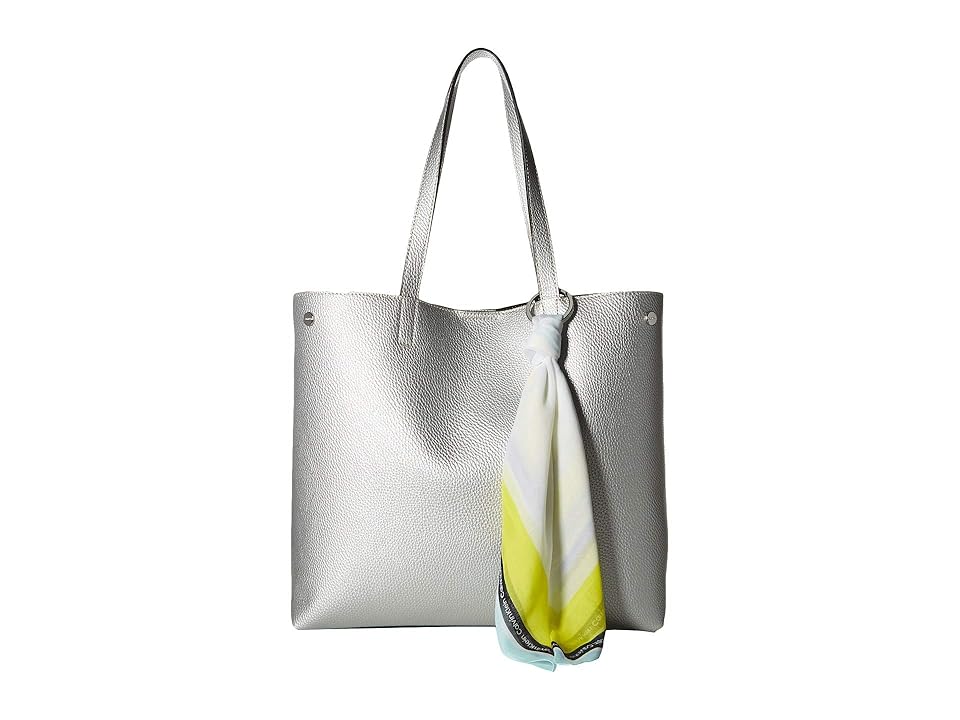 

Calvin Klein Rachel Novelty Tote (Silver) Handbags