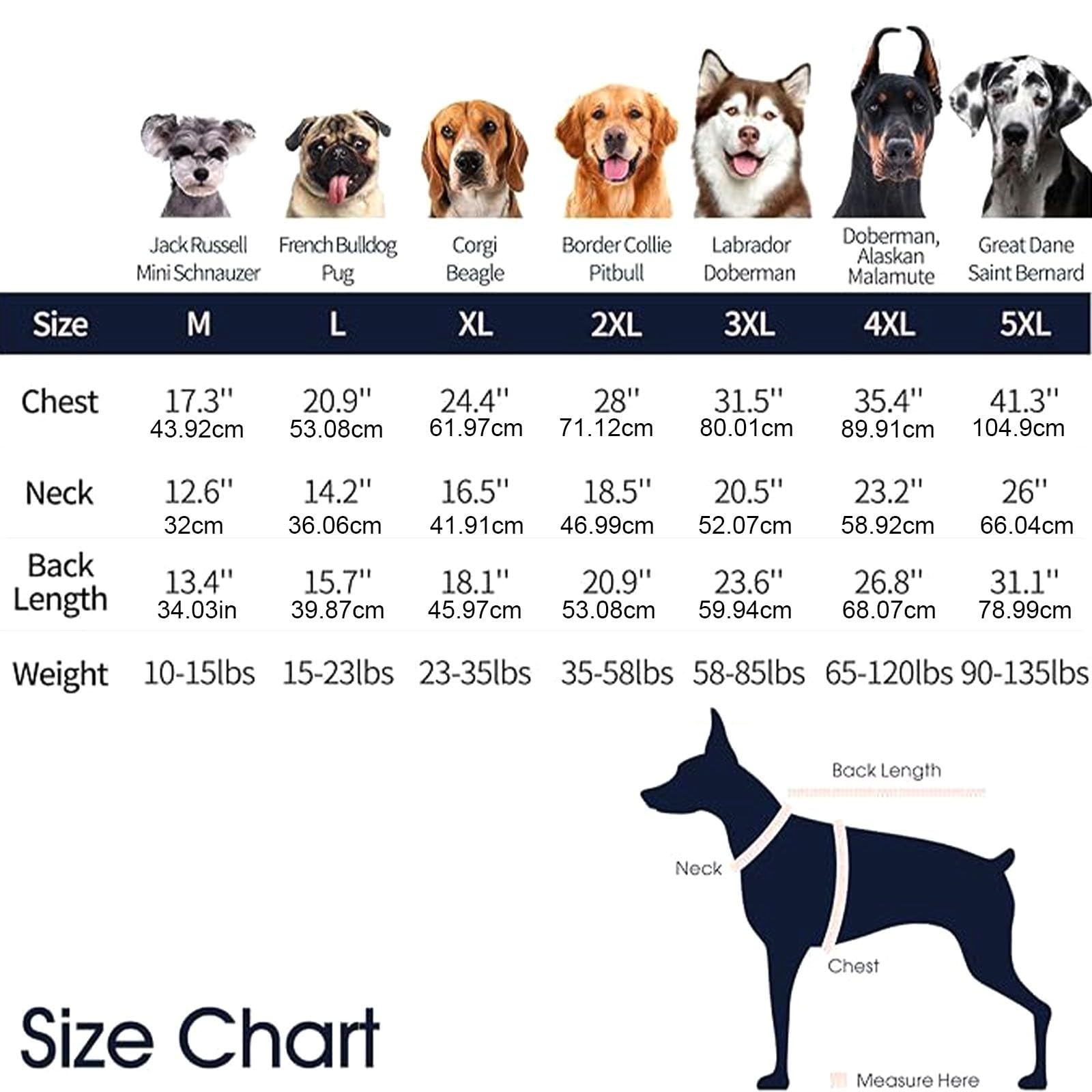 Pull pour chien en tricot thermique - Grand pull à col roulé - Pour chiens extra grands - Élastique - Vêtement pour chien par temps froid (rose vif, XXXXL)