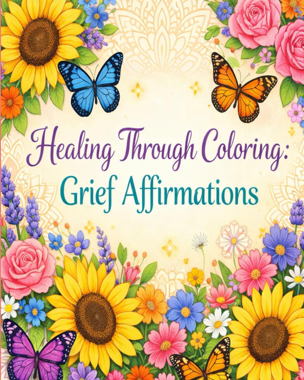 Healing Through Coloring: Grief Affirmations