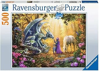 RavensburgerÂ Dragon Whisperer 500 Piece Jigsaw Puzzle for Adults - 16580 - Every Piece is Unique, Softclick Technology Means Pieces Fit Together Perfectly