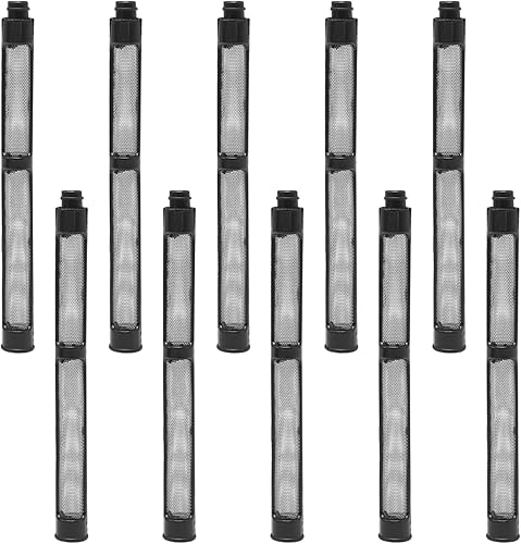 Paquete de 10 filtros de pistola de pulverización sin aire 287032 adecuados para pistola de pulverización Graco Filtro 60 malla