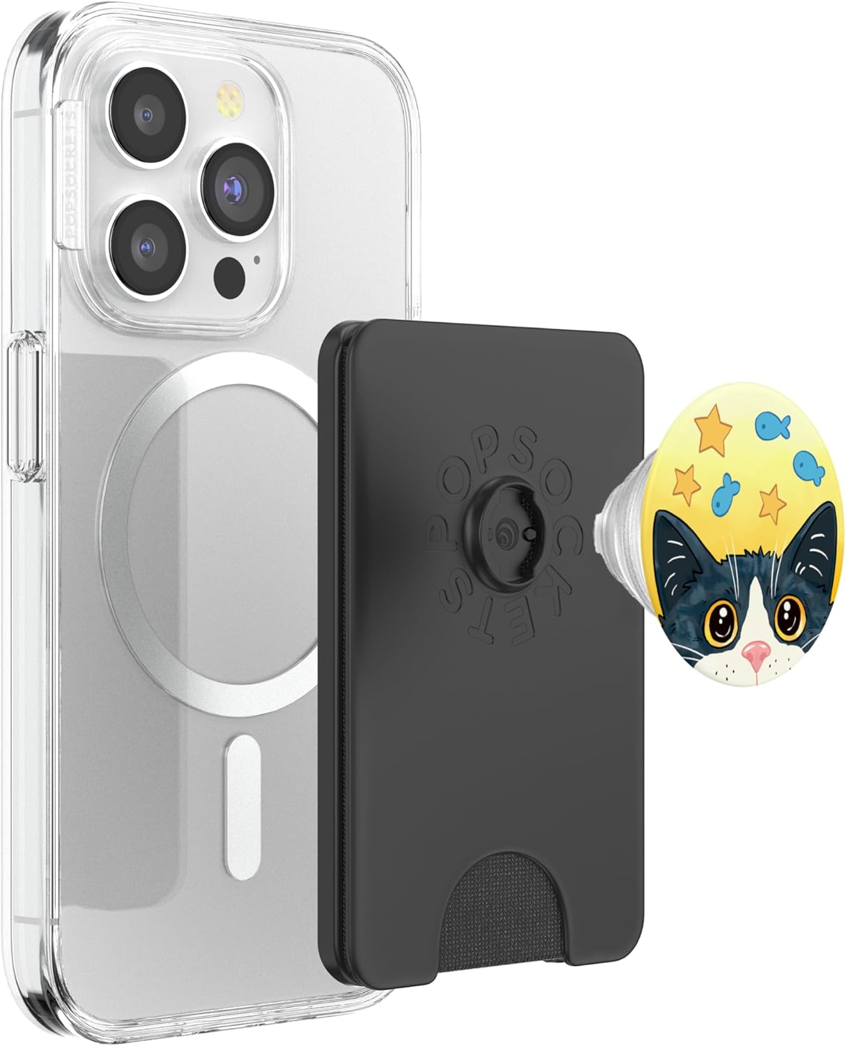 PopSockets Phone Grip – Cat PopSocket - Boss The Cat PopSockets PopWallet for MagSafe